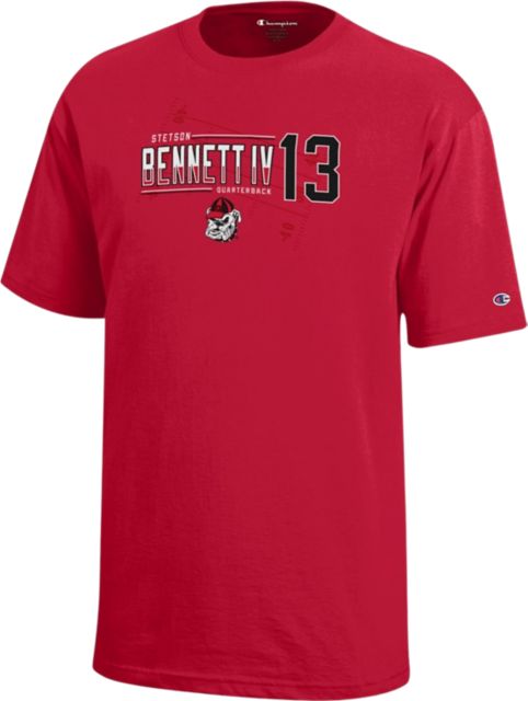 Stetson Bennett Georgia Bulldogs #13 Jersey - White - Youth