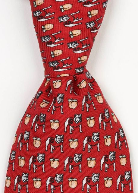 University of Georgia Silk Tie