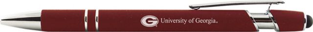 University of Georgia Rubber Stylus Pen