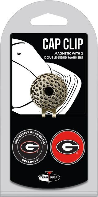 University of Georgia Golf Cap Clip and Ball Marker Set