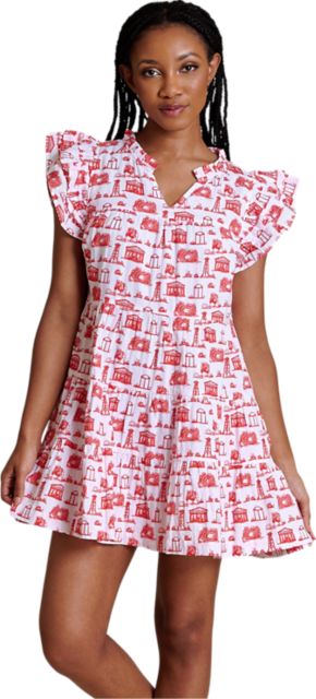 University of Georgia Women's Flutter Dress