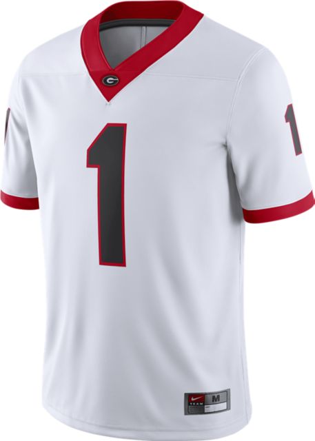 Men's Nike Red Georgia Bulldogs Replica Full-Button Baseball Jersey