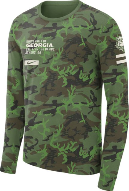 Nike / Women's Georgia Bulldogs Camo Military Appreciation Long Sleeve  T-Shirt