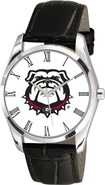 University of Georgia 26mm Ladies Leather Watch