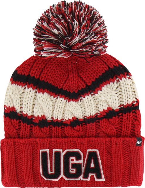 University of Georgia Women's Cuffed Pom Beanie