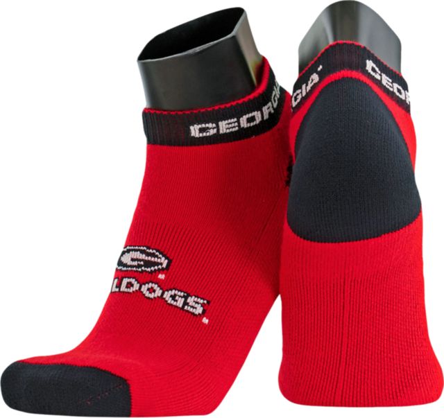 University of Georgia Bulldogs Low Cut Socks