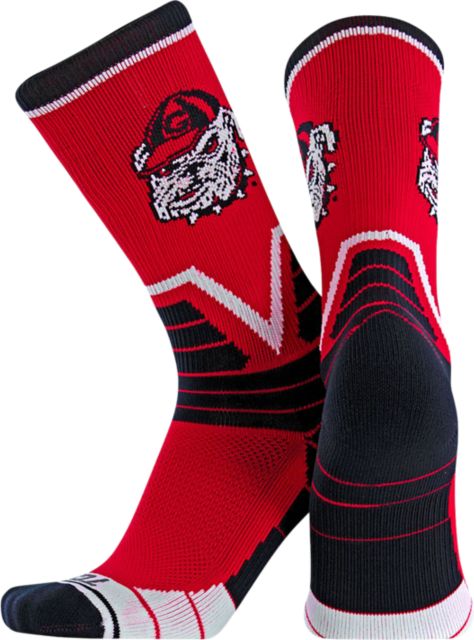 University of Georgia Bulldogs Crew Socks