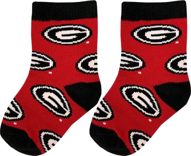 University of Georgia Toddler All Over Socks