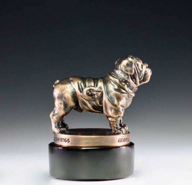 University of Georgia Uga Bronze Desktop Sculpture