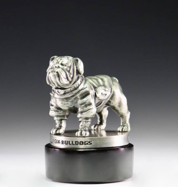 University of Georgia Uga Pewter Desktop Sculpture