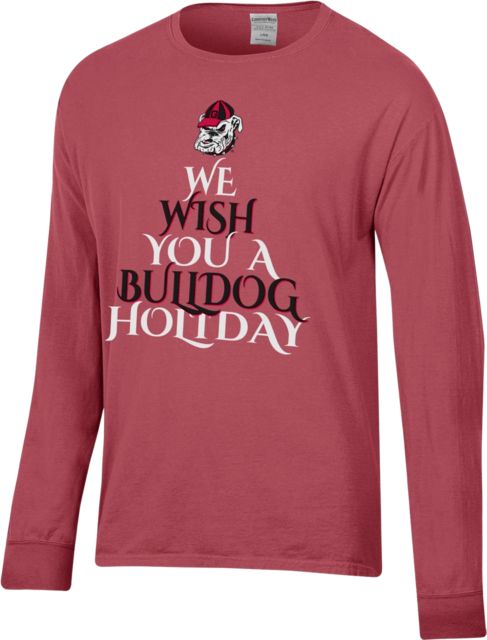 University of Georgia Bulldogs Holiday Long Sleeve T-Shirt