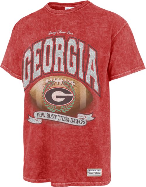 University of Georgia Vintage Women's Glitter Rally Short Sleeve T-Shirt