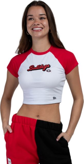 University of Georgia Women's Bulldogs Baseball Short Sleeve T-Shirt