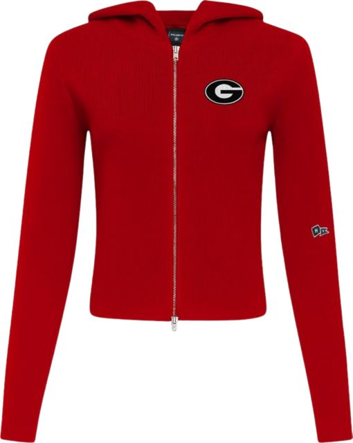 University of Georgia Bulldogs Women's Full Zip Hooded Sweatshirt