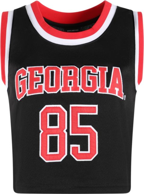 University of Georgia Women's Cropped Basketball Jersey