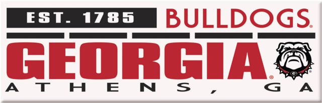 University of Georgia 1.62x5 Billboard Magnet