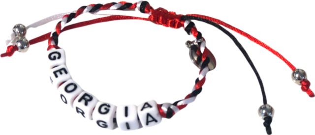 University of Georgia Small Braid Bracelet