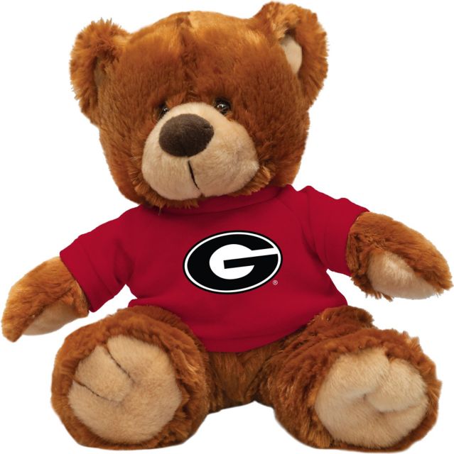 University of Georgia 12'' Plush Noah Bear - Honey - ONLINE ONLY