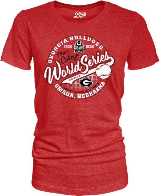 University of Georgia Baseball 2026 College World Series Women's Short Sleeve T-Shirt