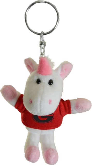 University of Georgia Plush Keychain