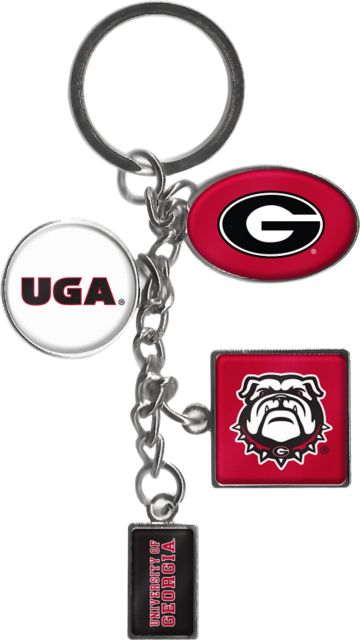 University of Georgia Dangle Keychain