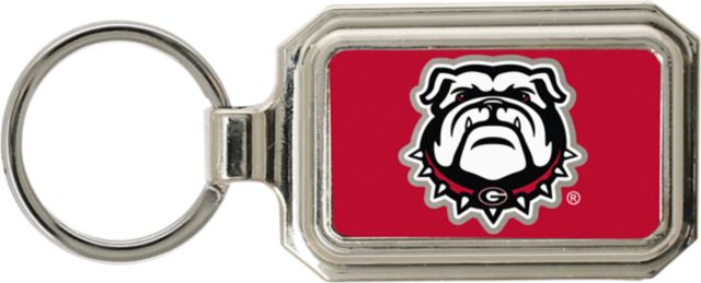 University of Georgia Bulldogs Rectangular Keychain University Of Georgia