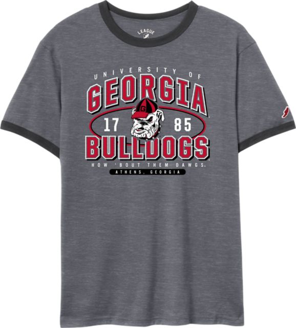 University of Georgia Bulldogs Victory Falls Ringer Short Sleeve T-Shirt