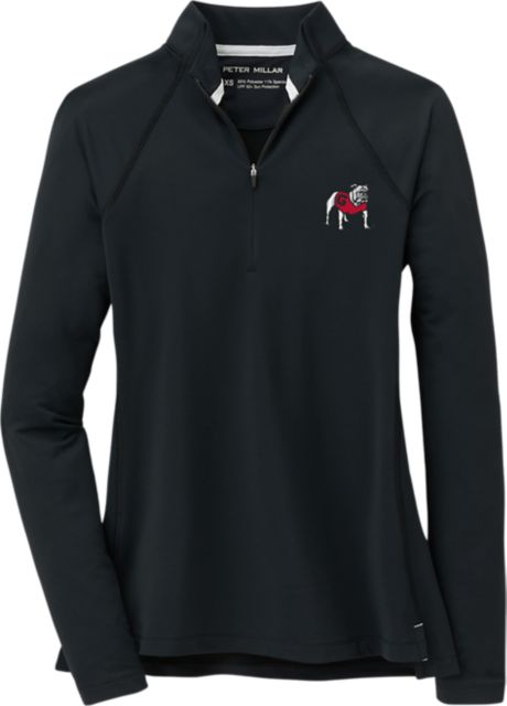 University of Georgia Bulldogs Women's Raglan Sleeve Perth 1/4 Zip