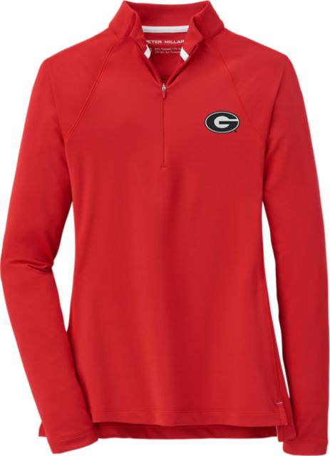 University of Georgia Women's Raglan Sleeve Perth 1/4 Zip