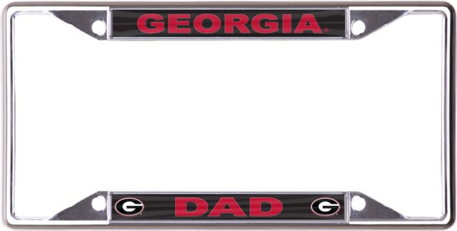 University of Georgia Dad License Plate Frame