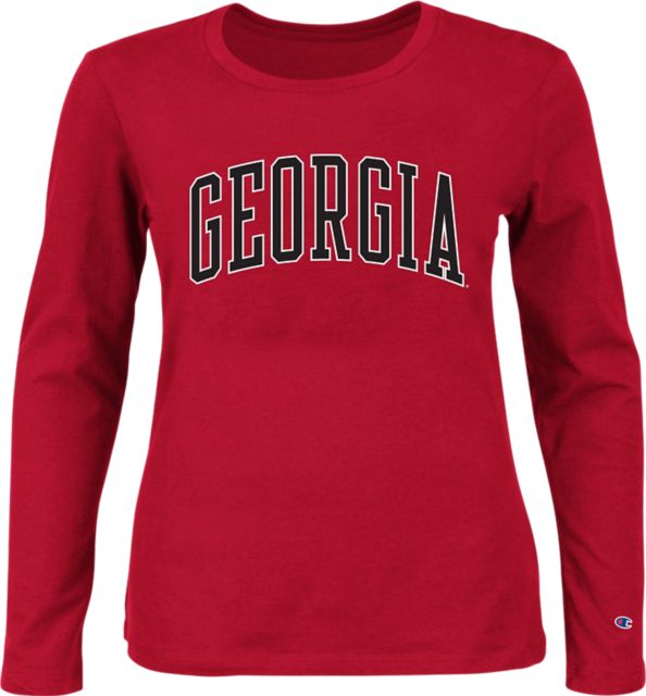 University of Georgia Women's Plus Size Long Sleeve T-Shirts