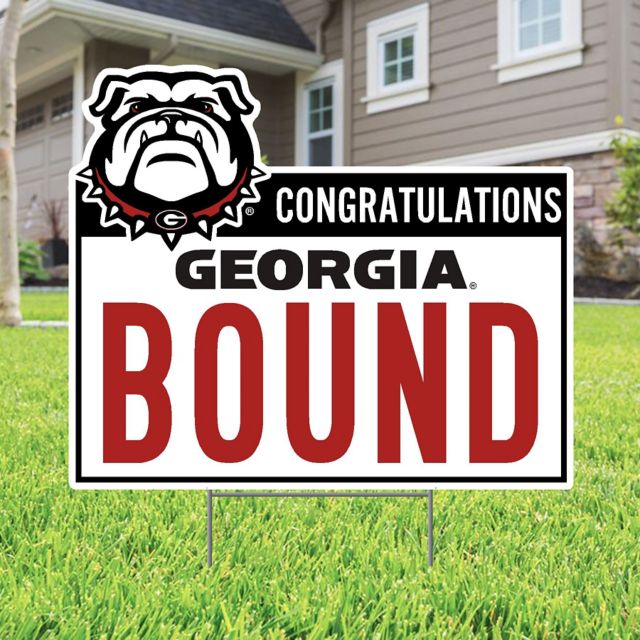 University of Georgia Bound 22 x 19 Lawn Sign
