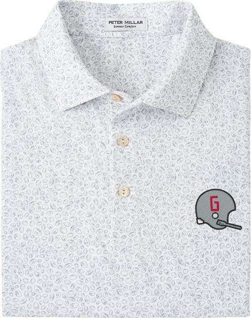 University of Georgia Football Helmet Blitz Jersey Polo