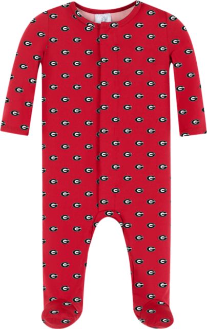 University of Georgia Infant Magnetic Footie Onesie