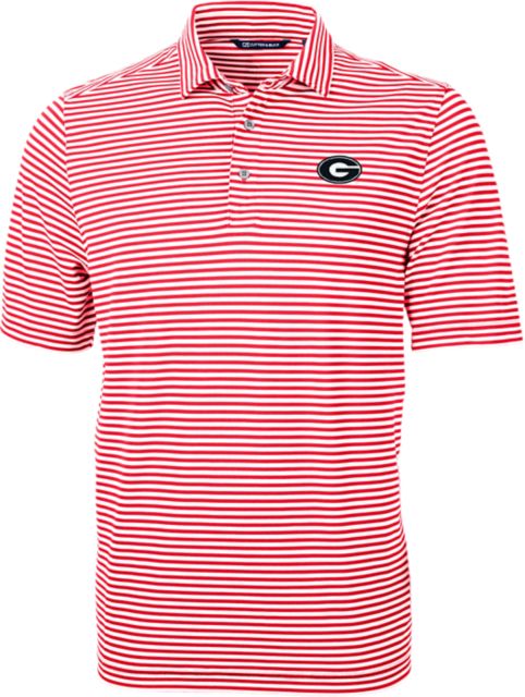 University of Georgia Striped Eco Polo: University Of Georgia