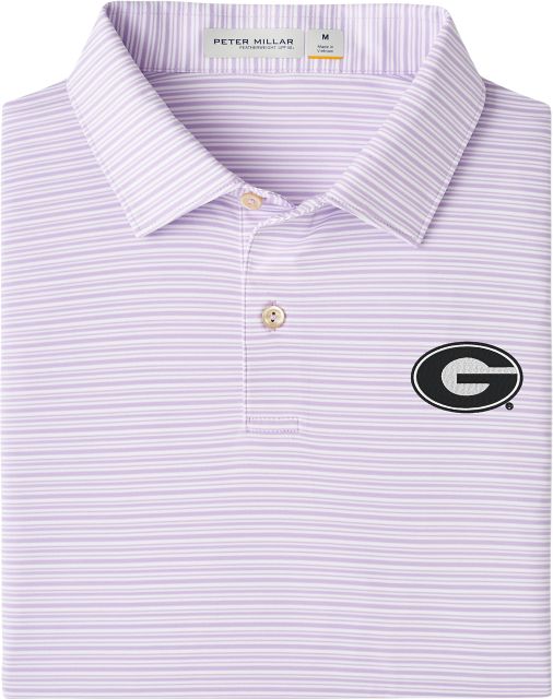 University of Georgia Featherweight Stripe Polo