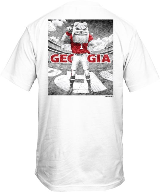 University of Georgia Bulldogs Football Mascot Short Sleeve T-Shirt