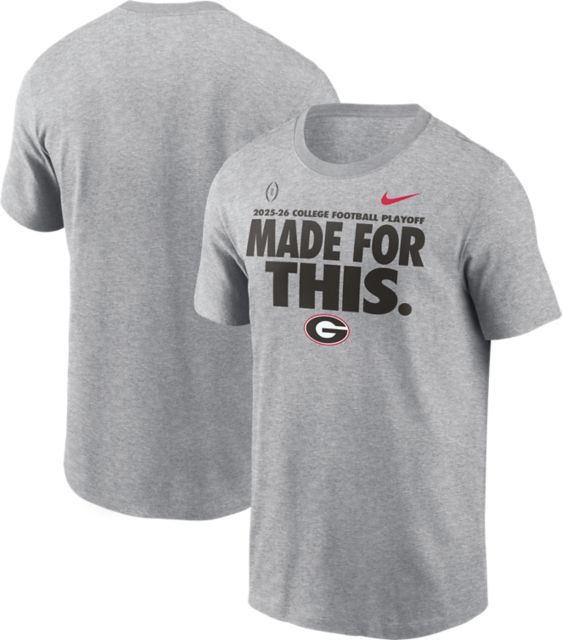 University of Georgia Bulldogs Football 2025 College Football Playoffs Short Sleeve T-Shirt