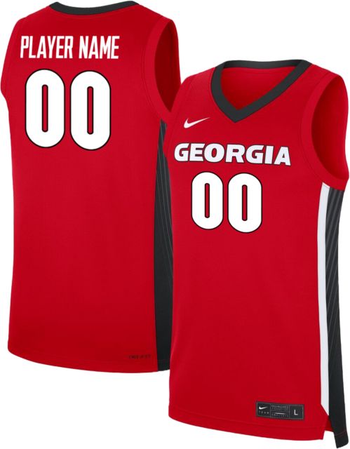 Georgia Men's Basketball Nike Player Name Replica Jersey