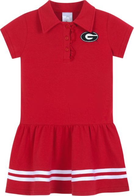 University of Georgia Toddler Polo Dress