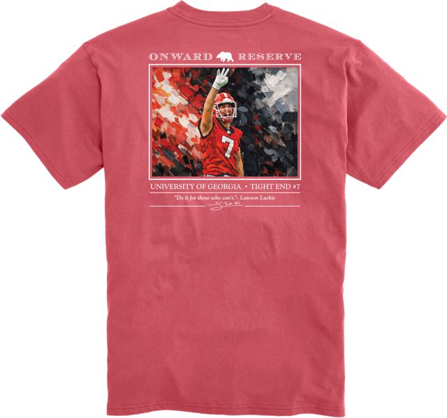 University of Georgia Bulldogs Football Lawson Luckie Short Sleeve T-Shirt