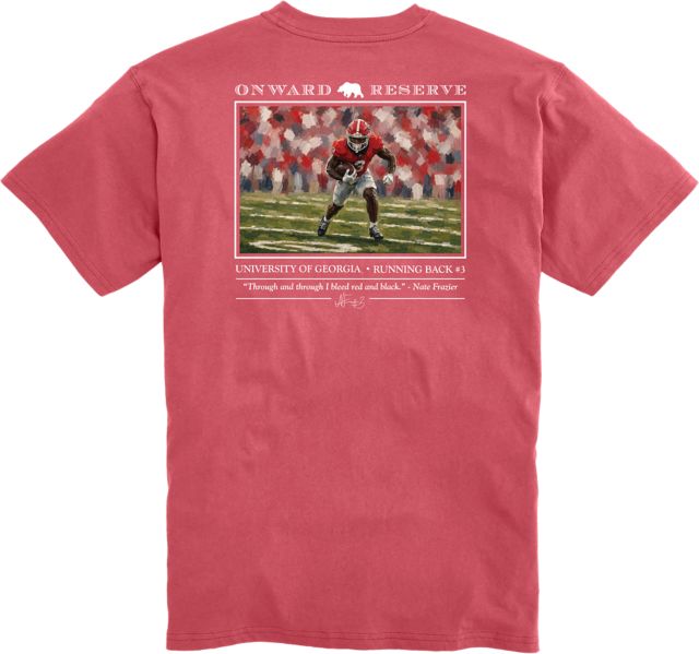 University of Georgia Bulldogs Football Nate Frazier Short Sleeve T-Shirt