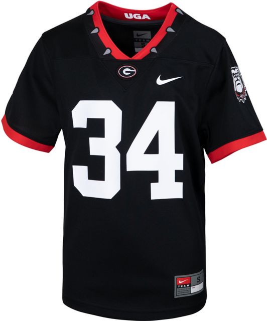 Player Pictorial Nick Chubb UGA Jersey Red For Men #27 733169-681