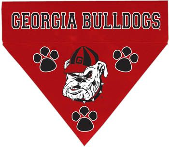 Georgia bulldog clearance bandana