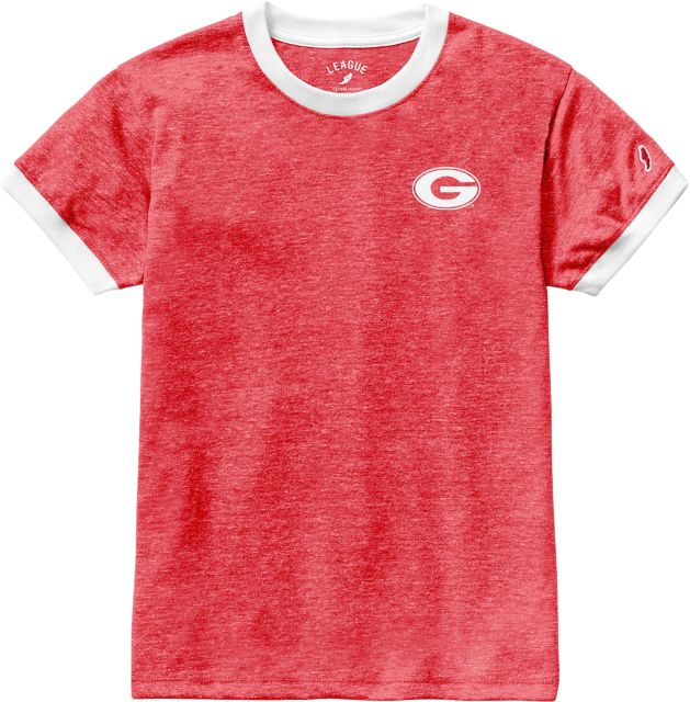 Georgia #00 For Women's Custom T-Shirts Red University 2019 SEC