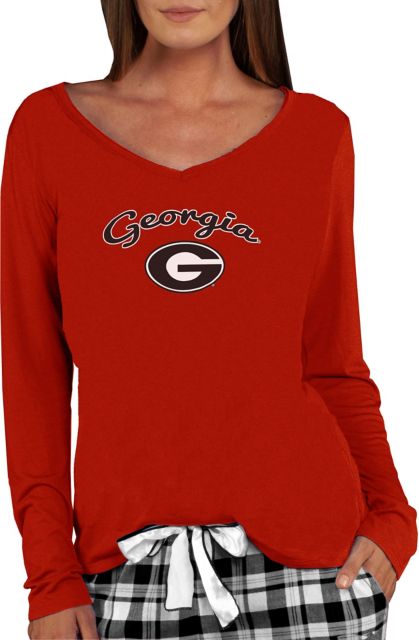 University of Georgia Women's Marathon Long Sleeve V-Neck T-Shirt - ONLINE ONLY