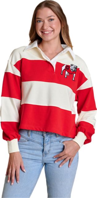 University of Georgia Women's Long Sleeve Rugby Top