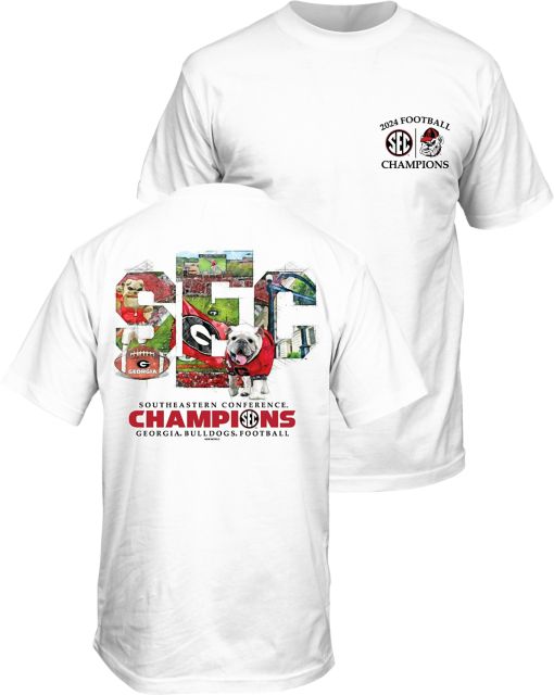 University of Georgia Football 2024 SEC Champions Short Sleeve T-Shirt