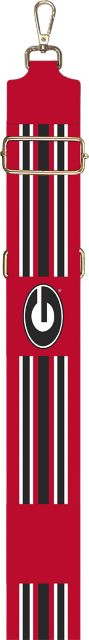University of Georgia Striped Bag Strap