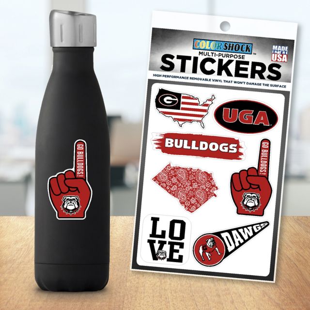 University of Georgia 7.5'' x 7.5'' Sticker Sheet